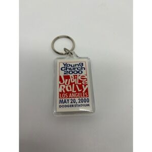 Young‎ Church 2000 Jubilee Rally Keychain Los Angeles Dodger Stadium